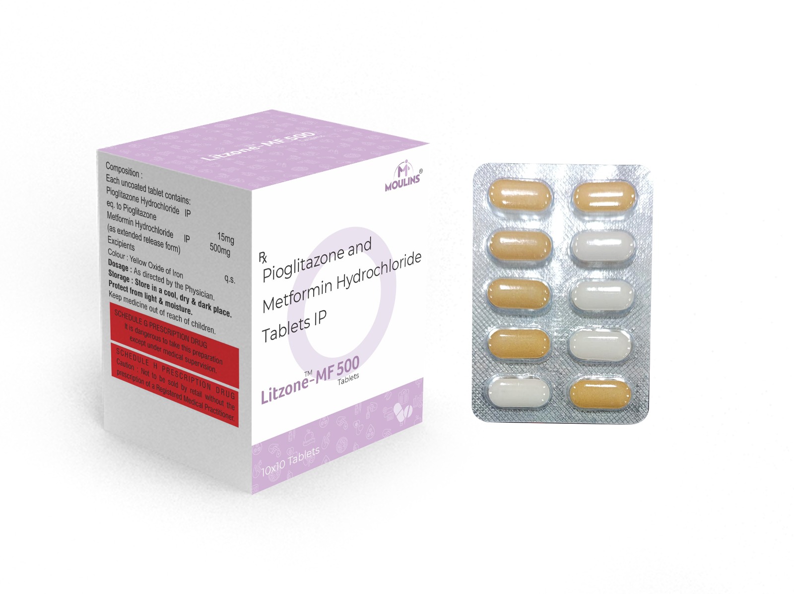 LITZONE-MF 500 TAB 10*10